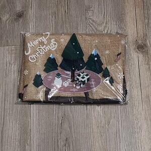 Christmas Tree‎ Skirt Burlap 30 Inch Xmas Holiday Home Decorations Rustic